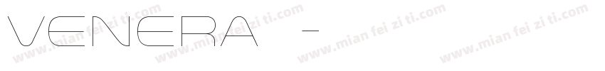 venera 黑体字体转换